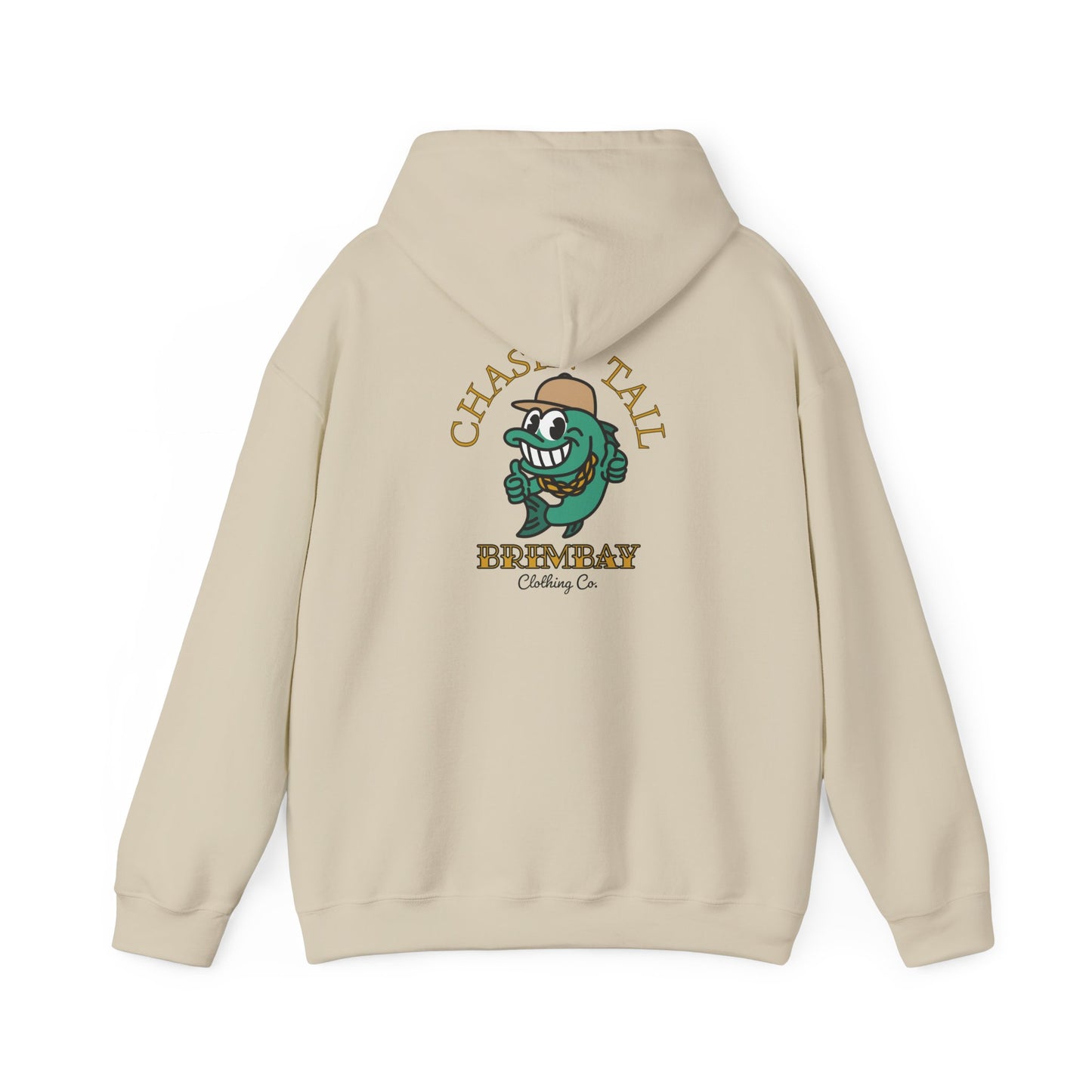 Brimbay “Chasin’ Tail” Heavyweight Hoodie – Unisex Logo Coastal Classic Hoodie