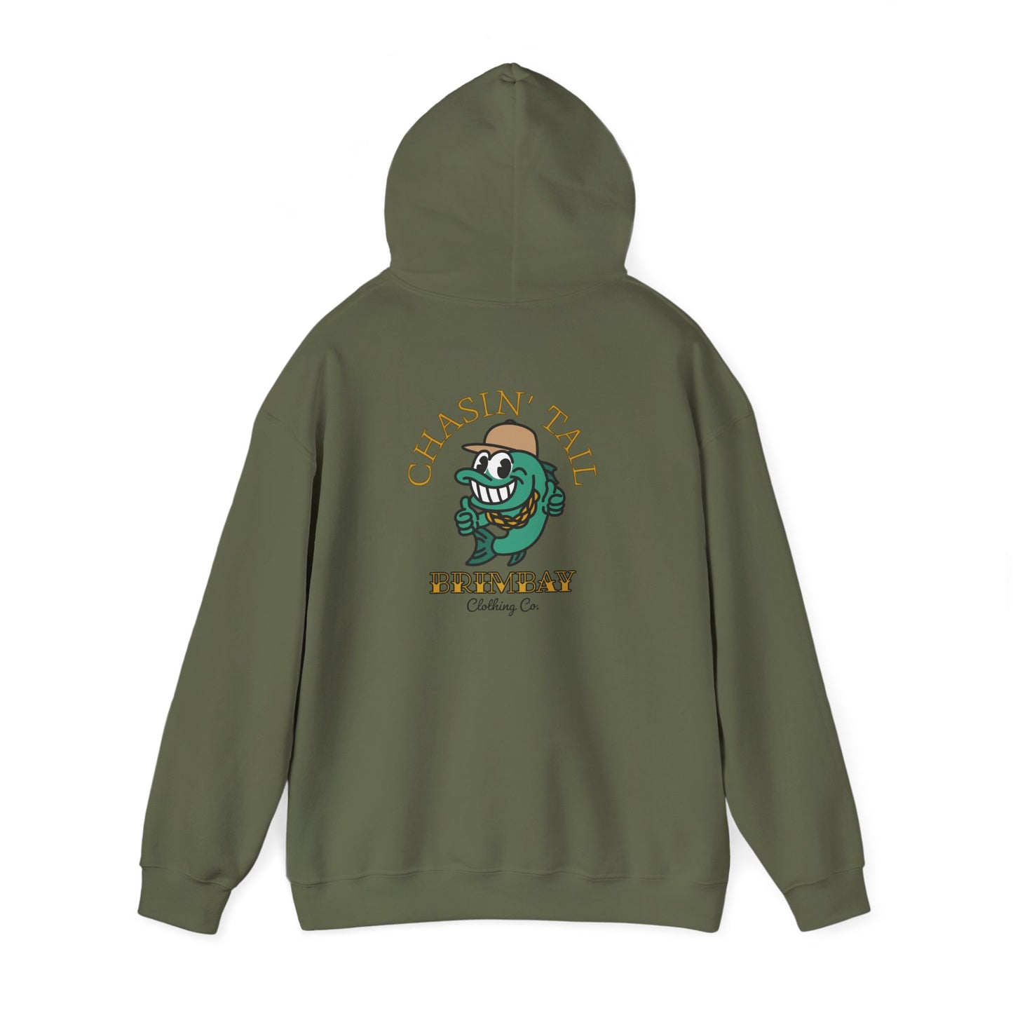 Brimbay “Chasin’ Tail” Heavyweight Hoodie – Unisex Logo Coastal Classic Hoodie