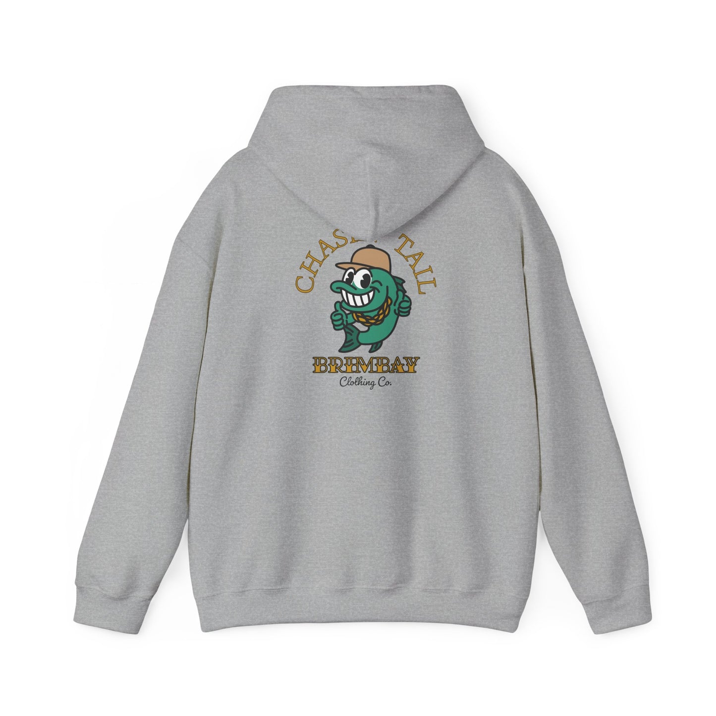 Brimbay “Chasin’ Tail” Heavyweight Hoodie – Unisex Logo Coastal Classic Hoodie