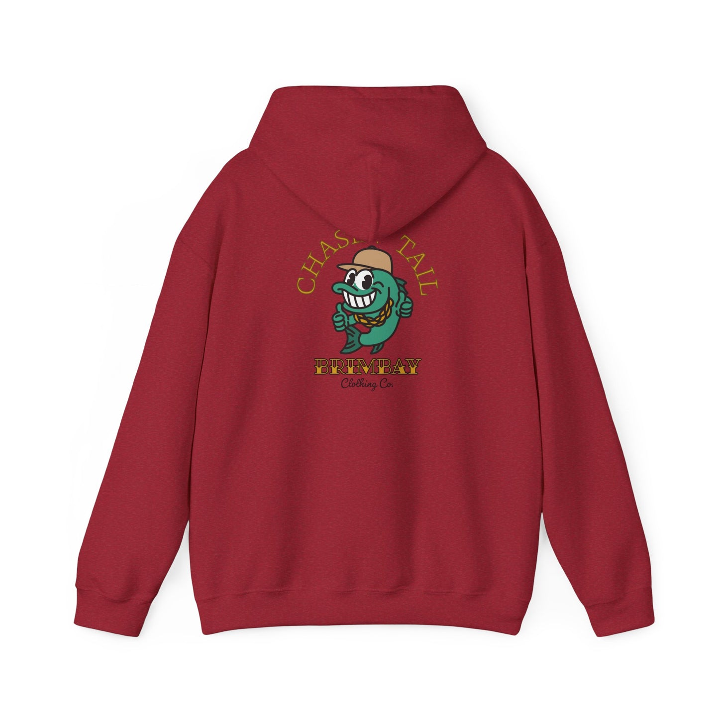 Brimbay “Chasin’ Tail” Heavyweight Hoodie – Unisex Logo Coastal Classic Hoodie