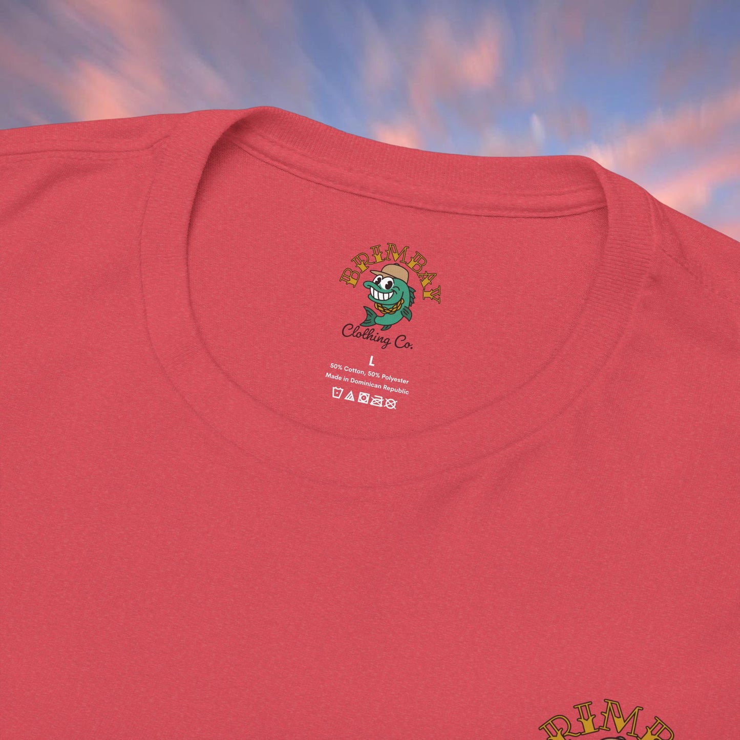 Brimbay “Chasin’ Tail” Heavy Cotton Graphic T-Shirt – Unisex Logo Tee