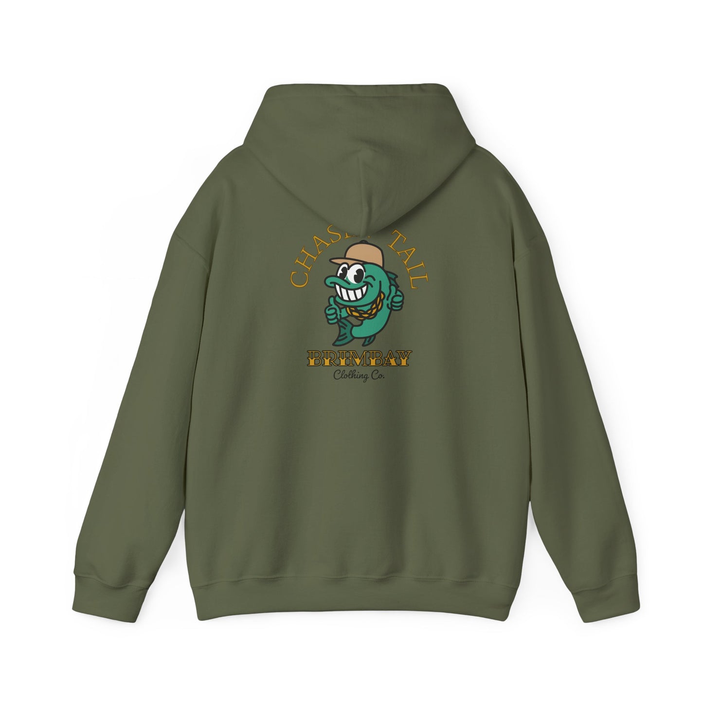 Brimbay “Chasin’ Tail” Heavyweight Hoodie – Unisex Logo Coastal Classic Hoodie
