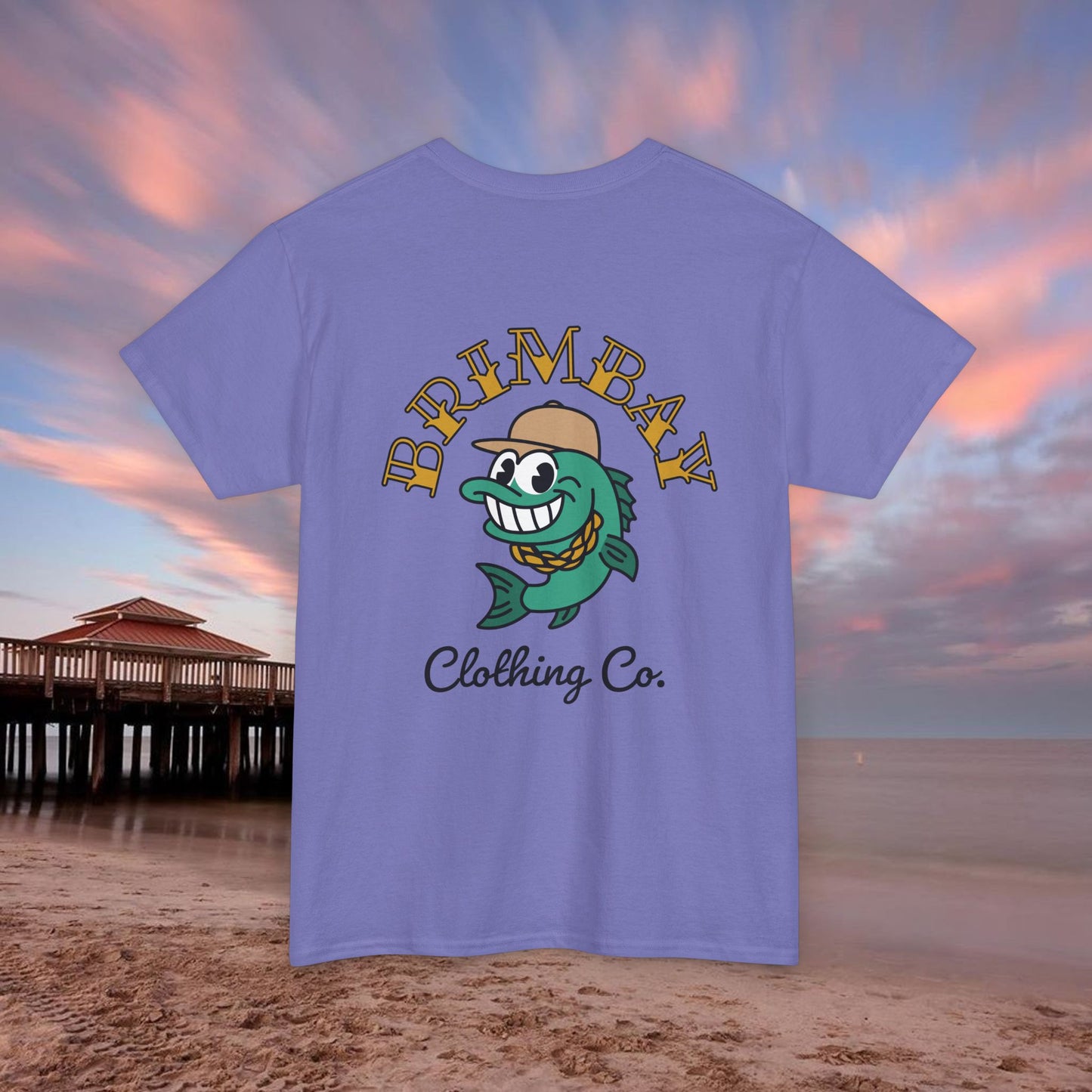 Brimbay Clothing Co Heavy Cotton Graphic T-Shirt – Logo Tee