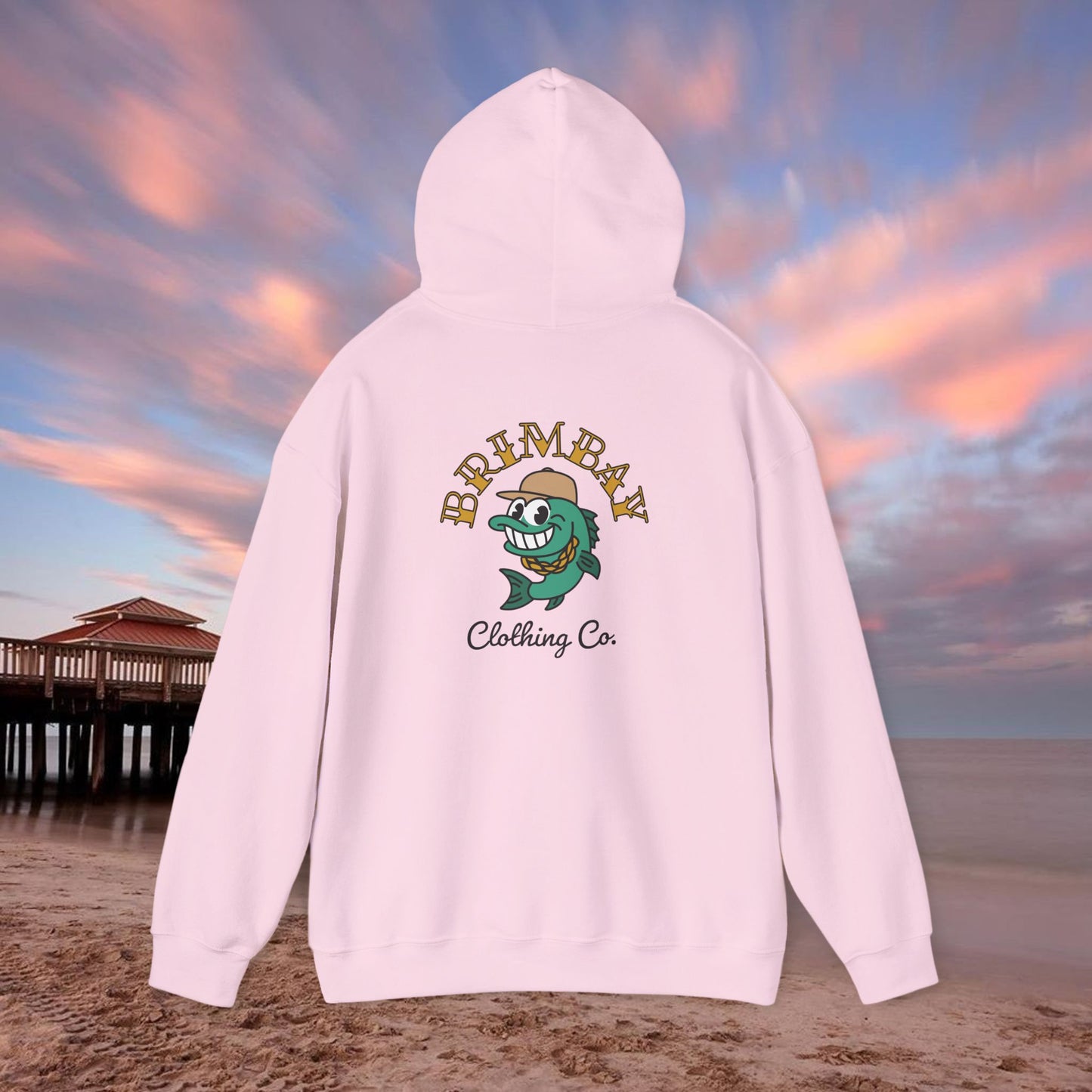 Brimbay Heavyweight Hoodie – Unisex Logo Coastal Classic