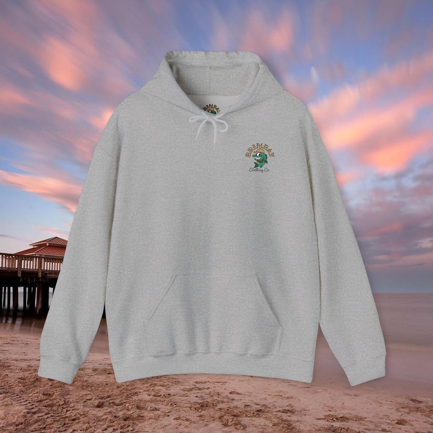 Brimbay Heavyweight Hoodie – Unisex Logo Coastal Classic