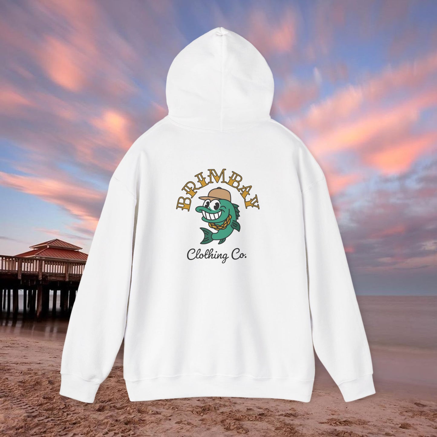 Brimbay Heavyweight Hoodie – Unisex Logo Coastal Classic