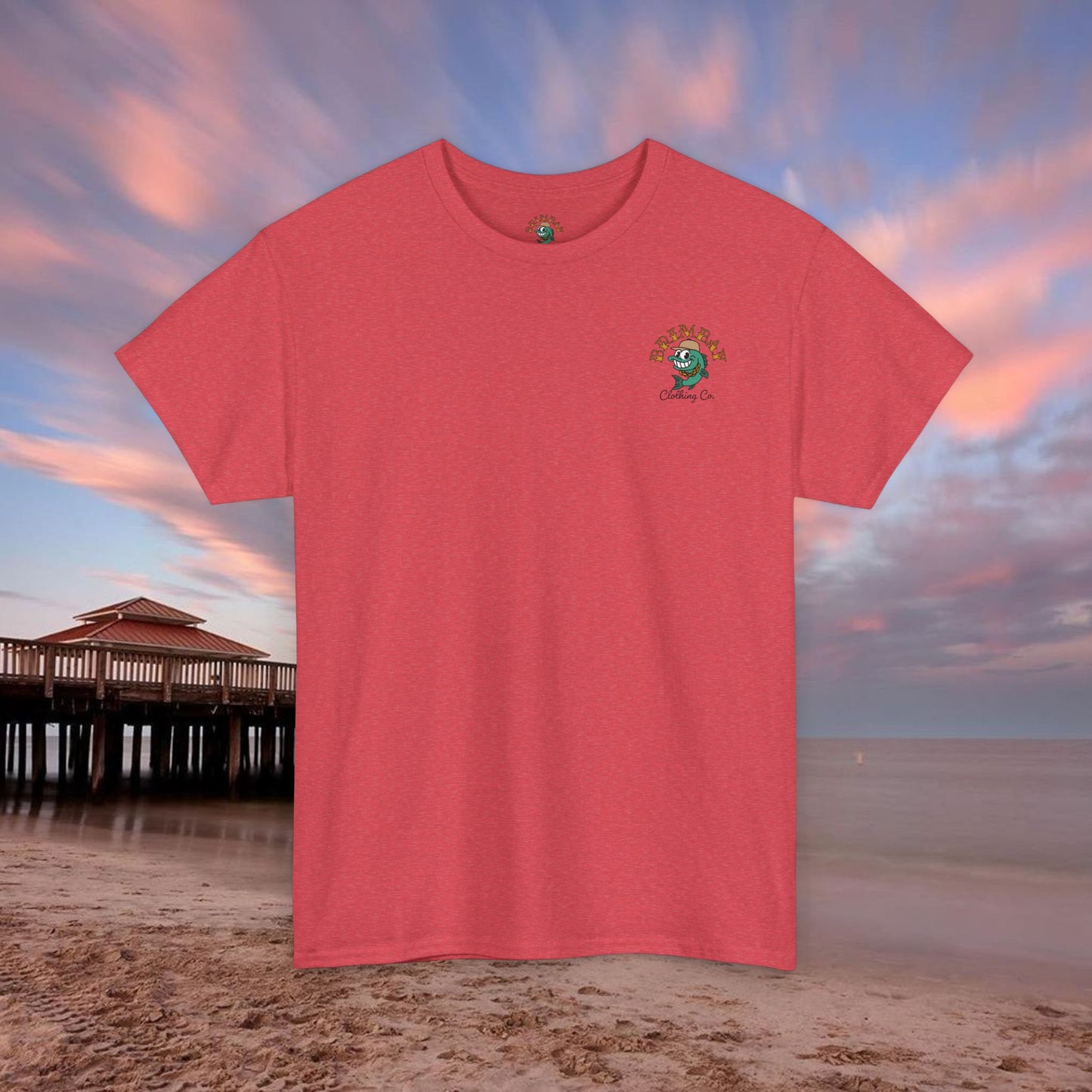 Brimbay “Chasin’ Tail” Heavy Cotton Graphic T-Shirt – Unisex Logo Tee