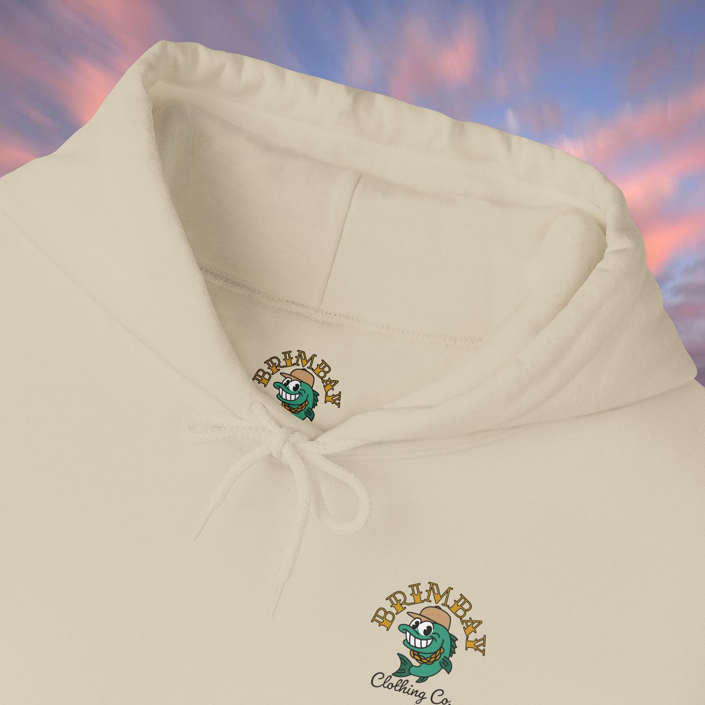 Brimbay “Chasin’ Tail” Heavyweight Hoodie – Unisex Logo Coastal Classic Hoodie