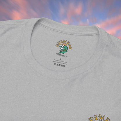 Brimbay “Chasin’ Tail” Heavy Cotton Graphic T-Shirt – Unisex Logo Tee