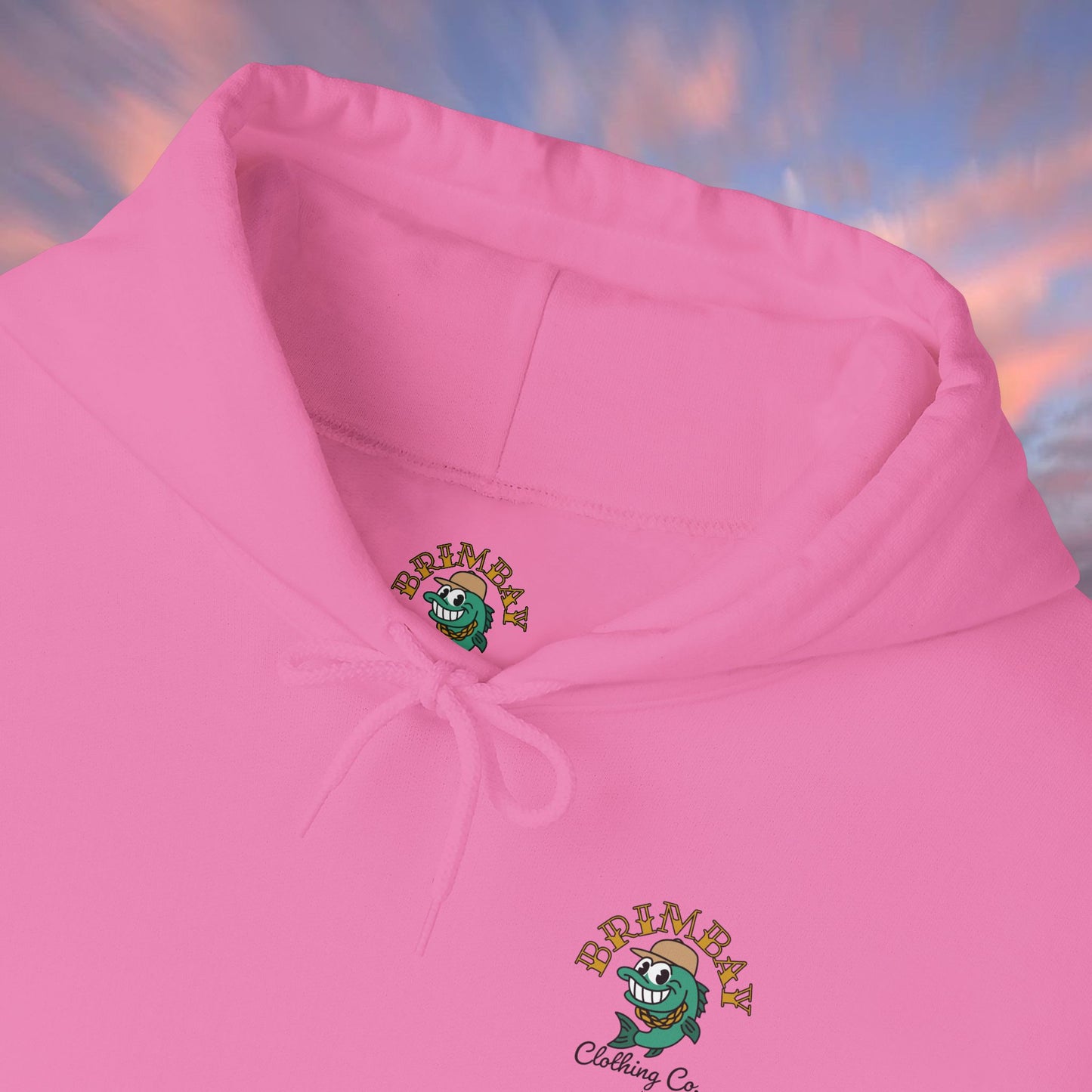 Brimbay “Chasin’ Tail” Heavyweight Hoodie – Unisex Logo Coastal Classic Hoodie