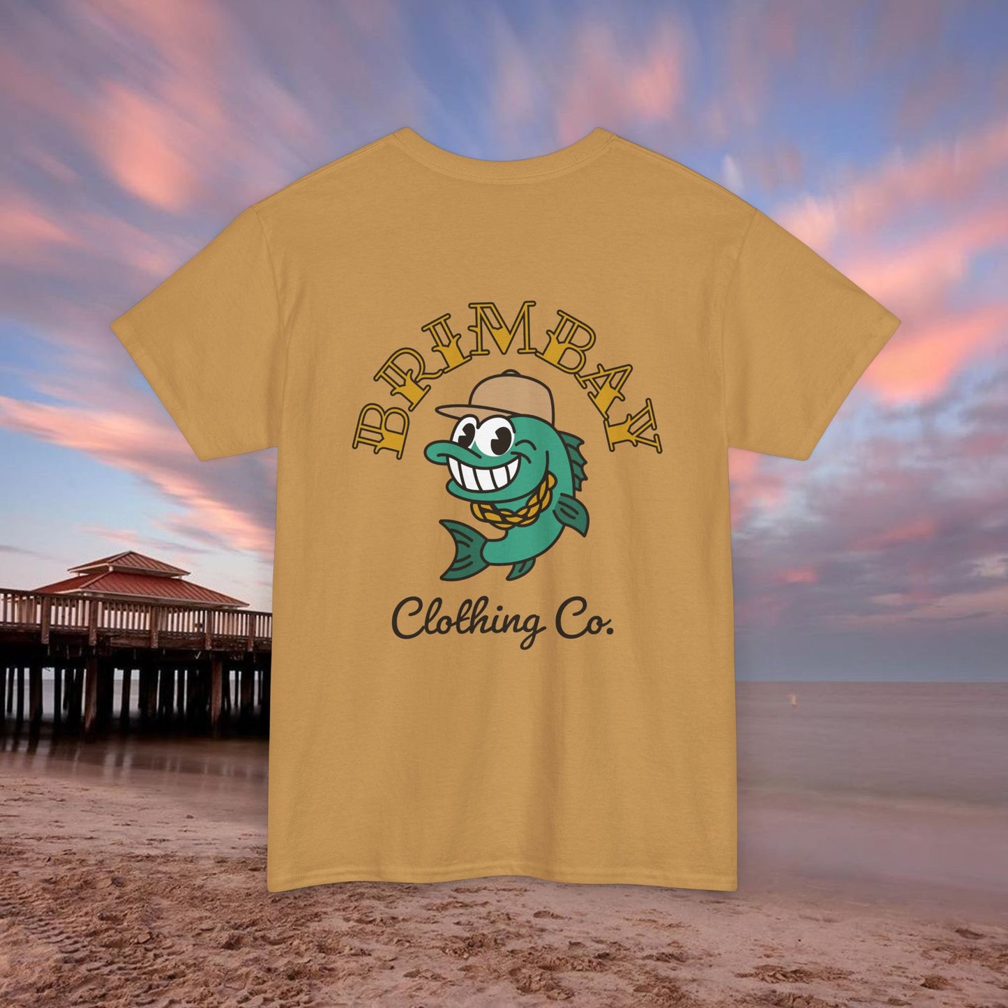 Brimbay Clothing Co Heavy Cotton Graphic T-Shirt – Logo Tee