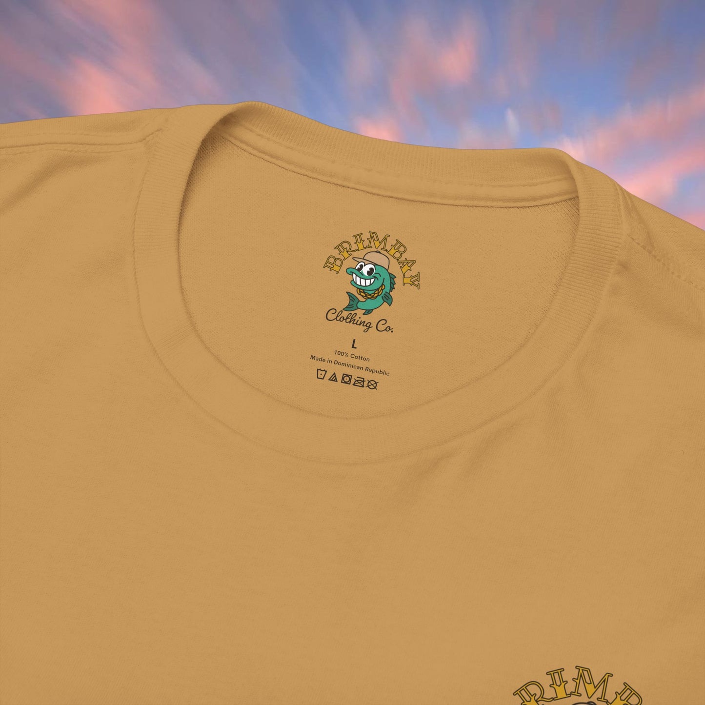 Brimbay “Chasin’ Tail” Heavy Cotton Graphic T-Shirt – Unisex Logo Tee