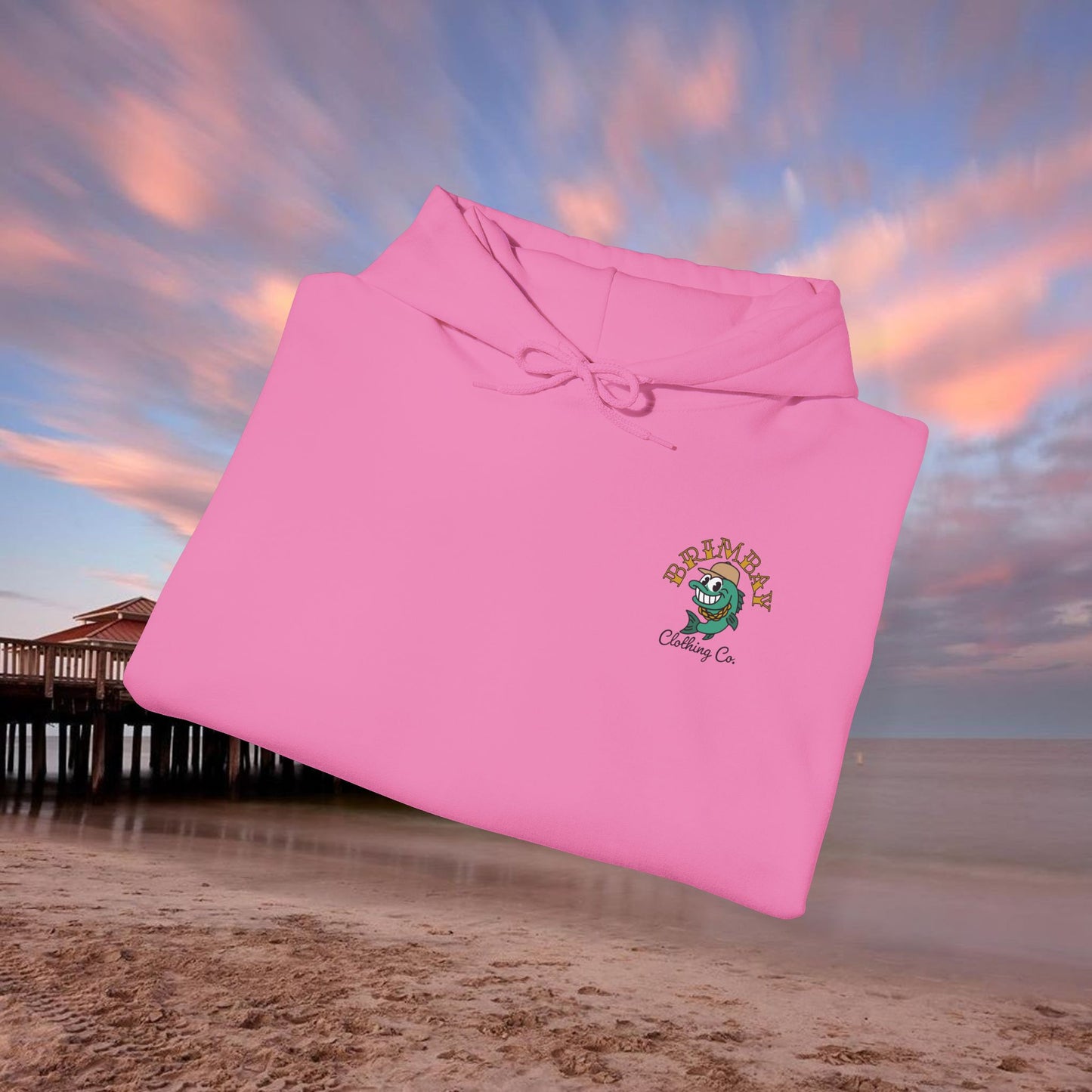 Brimbay “Chasin’ Tail” Heavyweight Hoodie – Unisex Logo Coastal Classic Hoodie