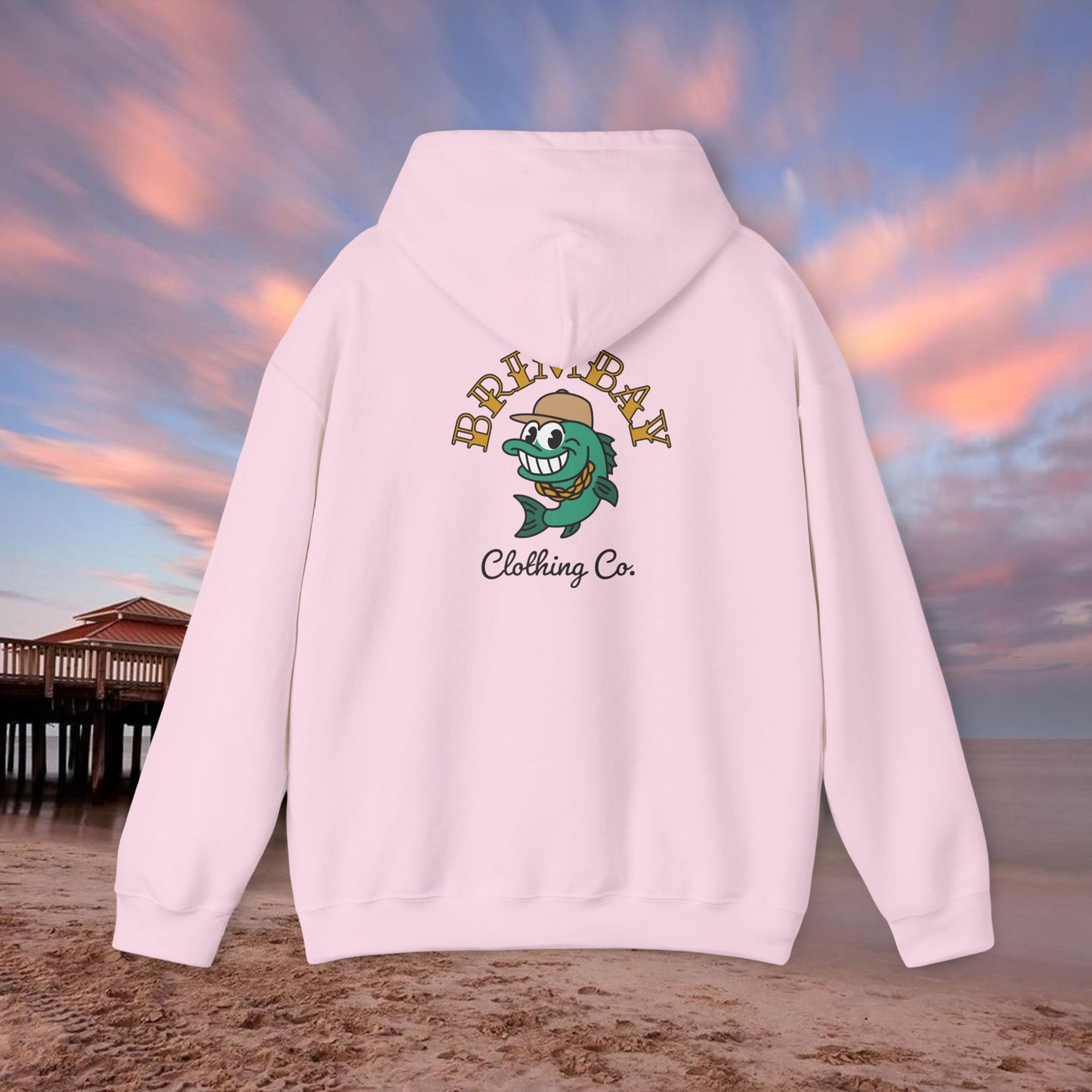 Brimbay Heavyweight Hoodie – Unisex Logo Coastal Classic