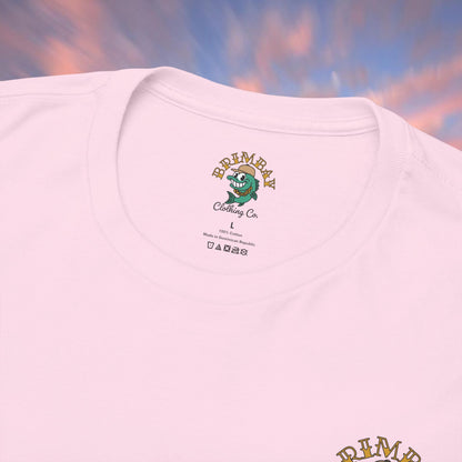 Brimbay “Chasin’ Tail” Heavy Cotton Graphic T-Shirt – Unisex Logo Tee