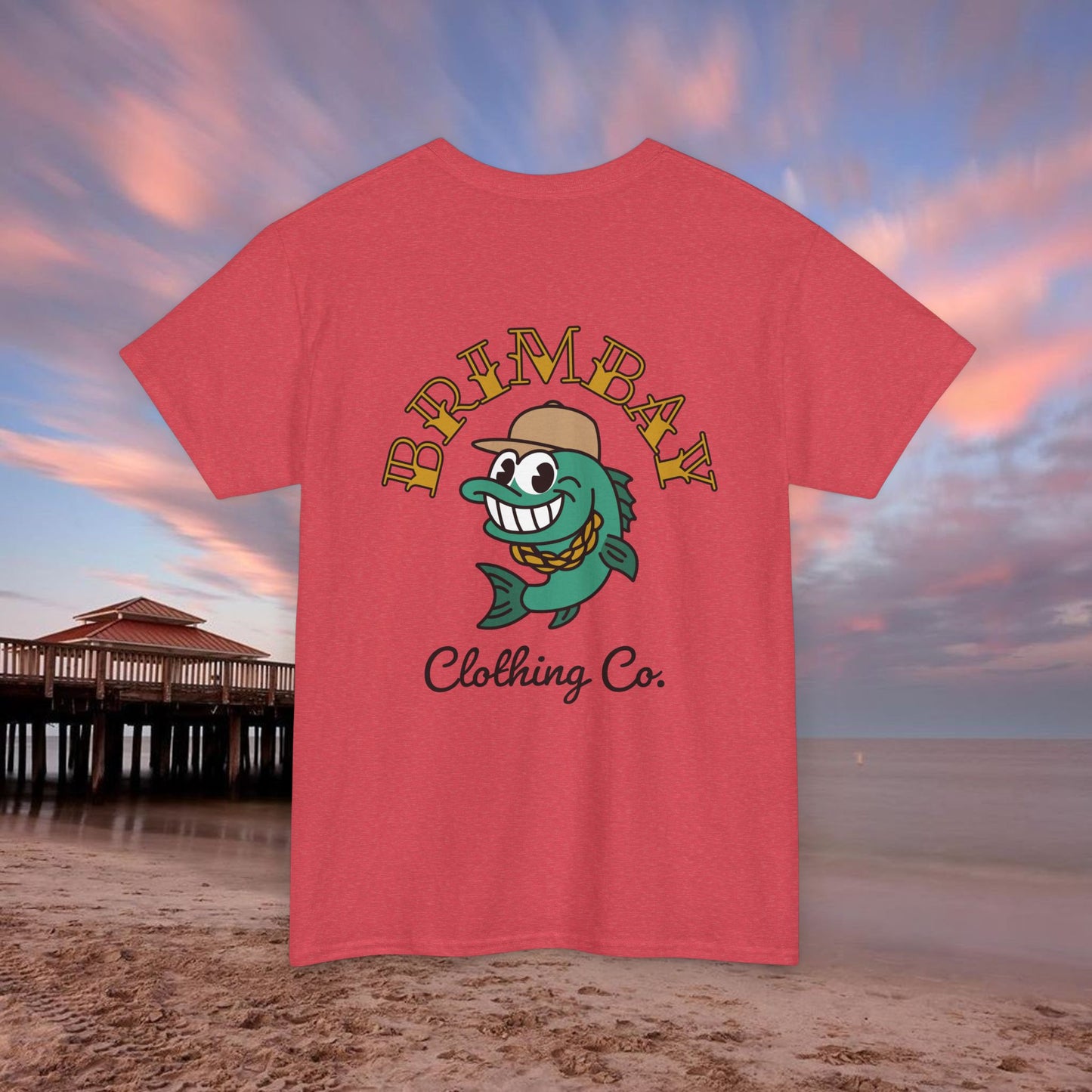 Brimbay Clothing Co Heavy Cotton Graphic T-Shirt – Logo Tee