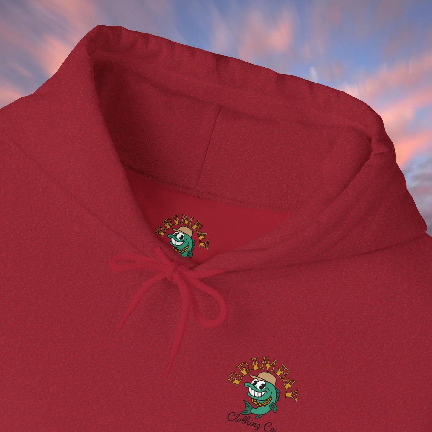 Brimbay “Chasin’ Tail” Heavyweight Hoodie – Unisex Logo Coastal Classic Hoodie