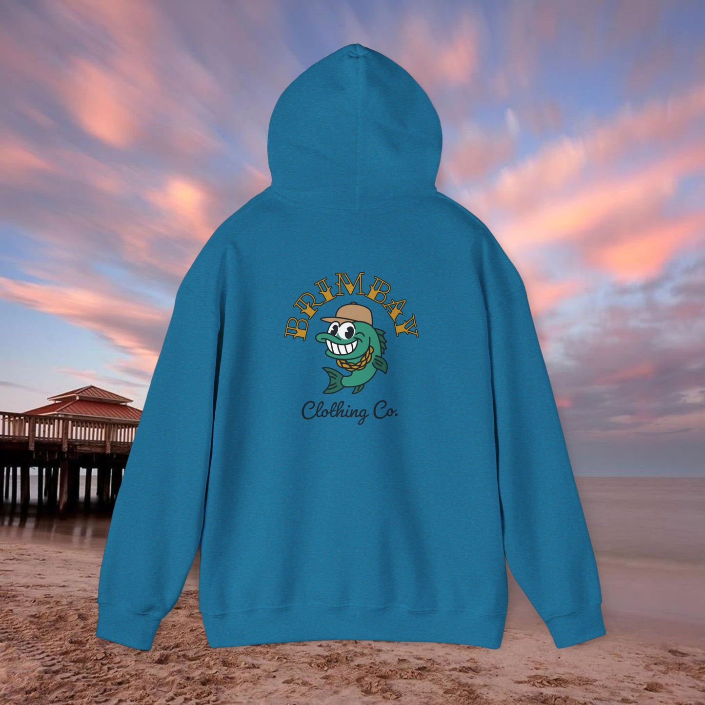 Brimbay Heavyweight Hoodie – Unisex Logo Coastal Classic