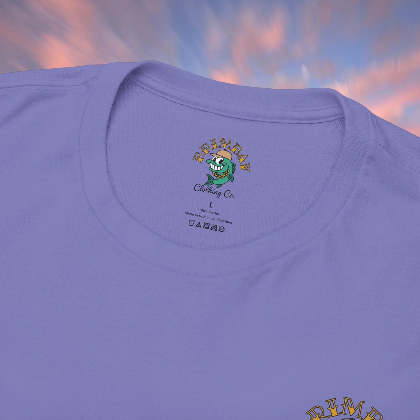 Brimbay “Chasin’ Tail” Heavy Cotton Graphic T-Shirt – Unisex Logo Tee