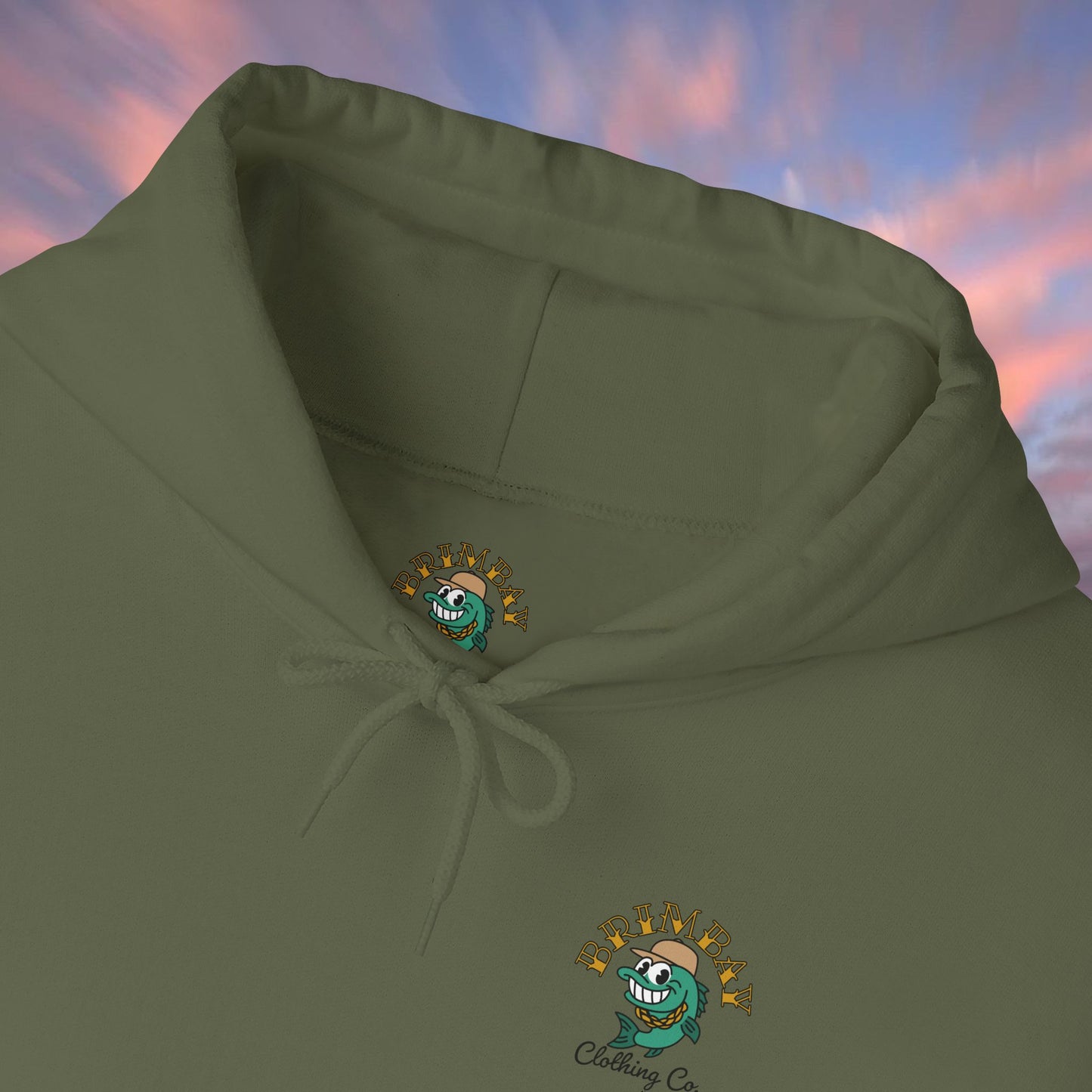 Brimbay “Chasin’ Tail” Heavyweight Hoodie – Unisex Logo Coastal Classic Hoodie