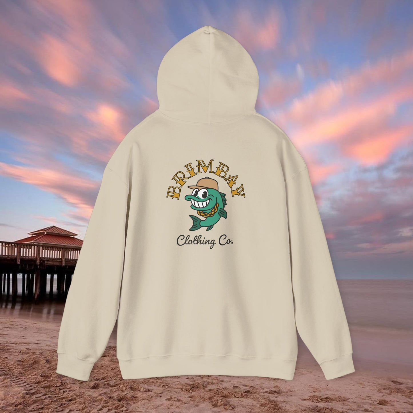 Brimbay Heavyweight Hoodie – Unisex Logo Coastal Classic
