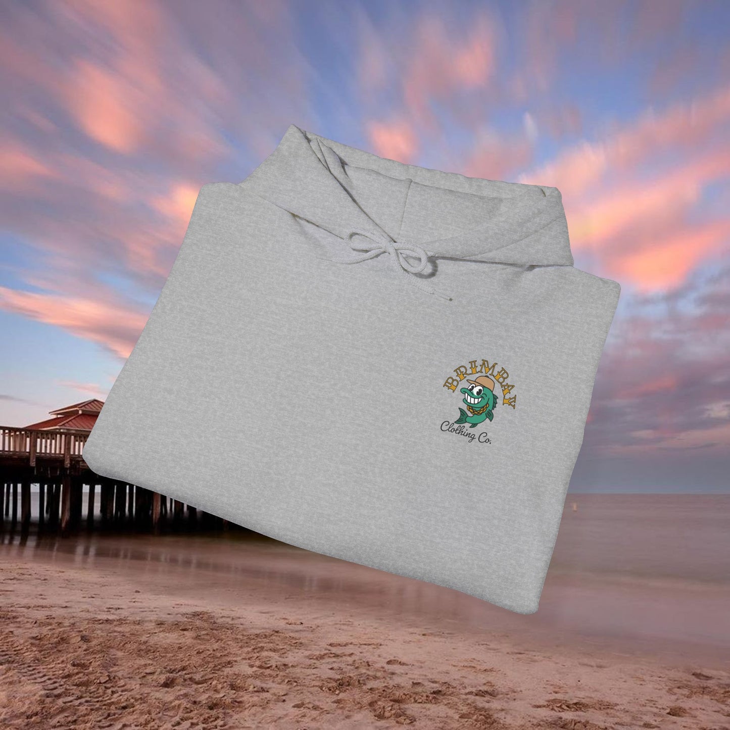 Brimbay “Chasin’ Tail” Heavyweight Hoodie – Unisex Logo Coastal Classic Hoodie